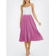thumbnail image 5 of Falda midi plisada satinada AMAD Casual para mujer Talla L, 5 of 5