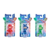PJ Mask Owlette Figure Catboy Figure and Gekko Toy Action Figure - 3 Pack BUNDLE