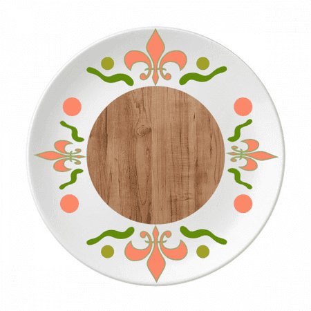 

Irregular Annual Rings Small-grained Pattern Flower Ceramics Plate Tableware Dinner Dish