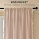 thumbnail image 2 of Cortinas Joydeco Boho Rosa Polvoriento 244 cm de Alto 2 Paneles 132 cm de Ancho, 2 of 9