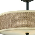 thumbnail image 2 of Quoizel Lighting - Three Light Semi-Flush Mount - Semi-Flush Mount - Zen - 3, 2 of 7