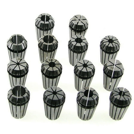 14Pcs Spring Collet Set ER20 1/16 -1/2 inch Collet Chuck for CNC Engraving Machine & Milling Lathe Tool