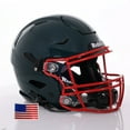 thumbnail image 5 of Riddell SpeedFlex ADULT Helmet - Scarlet SF-2BD Facemask (Orange Helmet, X-Large), 5 of 11