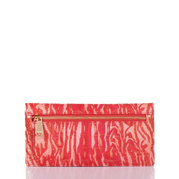Brahmin Ady Beloved Pink/Gold Leather Wallet