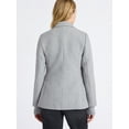 thumbnail image 4 of Free Assembly Women's Single Breasted Blazer with Ribbed Sweater Cuffs, Sizes XS-XXL, 4 of 7