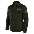 thumbnail image 2 of Men's Darius Rucker Collection by Fanatics Olive Miami Hurricanes Corduroy Full-Button Shacket, 2 of 4