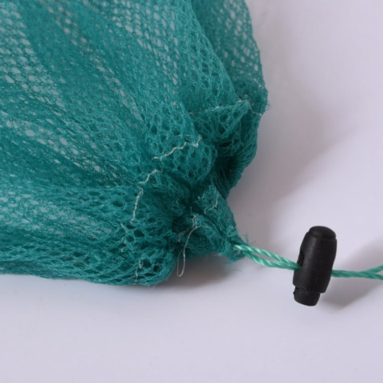 Lohuatrd Portable Mesh Fishing Net, Nylon Net Storage Bag for