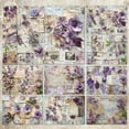 thumbnail image 4 of SunWMart A5 Size Scrapbook Paper Journaling Card Making Supplies Aesthetic Decorative Craft Paper Art Collage Album 16 Sheets, 4 of 4
