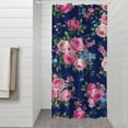 thumbnail image 2 of Pioneer Flower Floral Print Pattern Shower Curtain 36"x72" ,Bathroom Decorative Shower Curtains Set with 12 Hooks,Modern Waterproof Washable Shower Curtain, 2 of 6