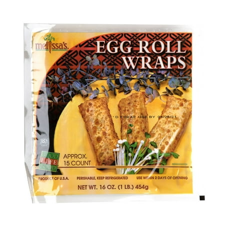 World Variety Produce Melissas Egg Roll Wraps, 15 Each