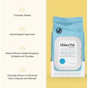 The Honey Pot Company Feminine Wipes Sensitive Intimate Parts + Body + Face (30 count) *EN