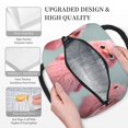 thumbnail image 3 of Easygdp Adorable Pink Fluffy Birds Bolsa de Almuerzo Insulada Grande, Forro de Aluminio, Diseño Espacioso, a Prueba de Fugas, Ideal para Trabajo, Picnics, Viajes y Actividades al Aire Libre, 3 of 6