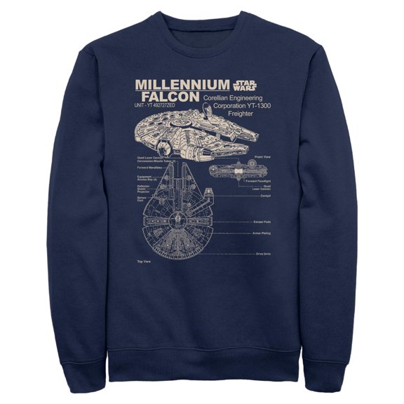 Mens Star Wars Corellian Freighter Sweatshirt