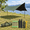 Green-Octagon 3x4.5m, variant on Waterproof Camping Tarp Hammock Rain Fly, 4.5x4.5m, Khaki, UV Protection, Lightweight Outdoor Tent Accessory