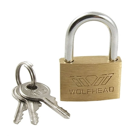 Metal Lock Key - Small Size Security Lock Metal 24mm Door Padlock with Key