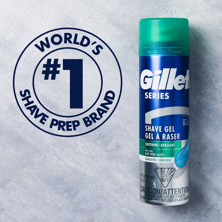 Gillette Series Soothing Shave Gel with Aloe, 7 oz photo 6