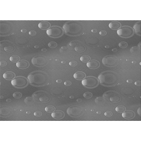 Ahgly Company Machine Washable Indoor Rectangle Transitional Carbon Gray Area Rugs, 3' x 5'