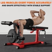 3 In 1 Leg Extension and Curl Machine, 440LBS Adjustable Leg Curl Machine for Home Gym, Seated Leg Extenn and Lying Curl Machine for Lower Body Workouts