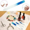 thumbnail image 3 of Kit de manicura con lima de uñas de 3 piezas, limas de uñas de vidrio para uñas naturales como regalo de cumpleaños para mujeres, 3 of 6