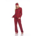 thumbnail image 1 of White Mark Pyjama Trois Pièces à Boutons pour Femme, 1 of 5