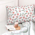 thumbnail image 4 of Pofeuu Fruit Print Polyester Microfiber Plush Pillowcases, Super Soft and Cozy Pillow Case Covers with Envelop Closure（Pillow core not included）-20"x30", 4 of 6