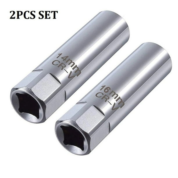 Spark plug wrench tool outlet