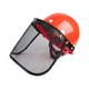thumbnail image 3 of Casco para motosierra, casco rígido, visera resistente, construcción con malla de acero Sombrero rojo, 3 of 9