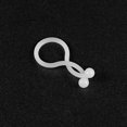 thumbnail image 3 of Twist Lock Cable Wire Ties Nylon U Shape Save Place 12.2mm Dia White 100 pcs, 3 of 4