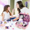 thumbnail image 3 of HopeRock Girls Makeup Kit/Set with Unicorn Makeup Bag, 28-in-1 Little Girls Makeup Kit for Kids 4-8-12 Toys ,Pretend Princess Christmas/Birthday Gift for Kids Toddlers 4 5 6 7 8 9+ Years., 3 of 6