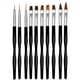 thumbnail image 1 of Juego De Bolígrafos Negros Para Decoración De Uñas, Bolígrafo De Pelo De Cristal Sin Cobertizo, Bolígrafo De Fototerapia, Bolígrafo De Dibujo De Lana De Nailon Fino, Tienda De Manicura, 10 Uds. Serendint CE002497-00, 1 of 7