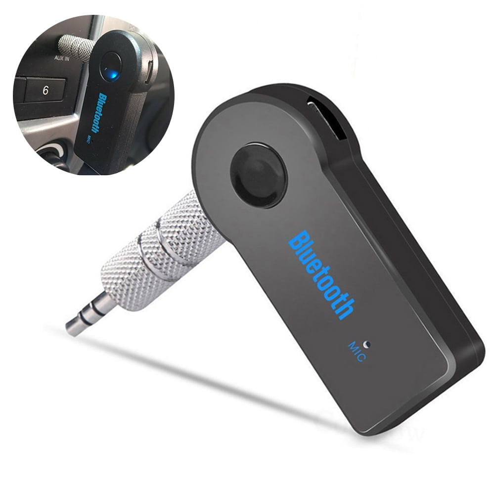 Bluetooth 3.5mm Phone AUX Audio MP3 Car Stereo Music Receiver Adapter with Mic