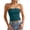 Dark Green, variant on Summer Tank Tops Solid Color Double Layer Strapless Camisole Top With Side Elastic Bands For A Comfortable And Fit,Red