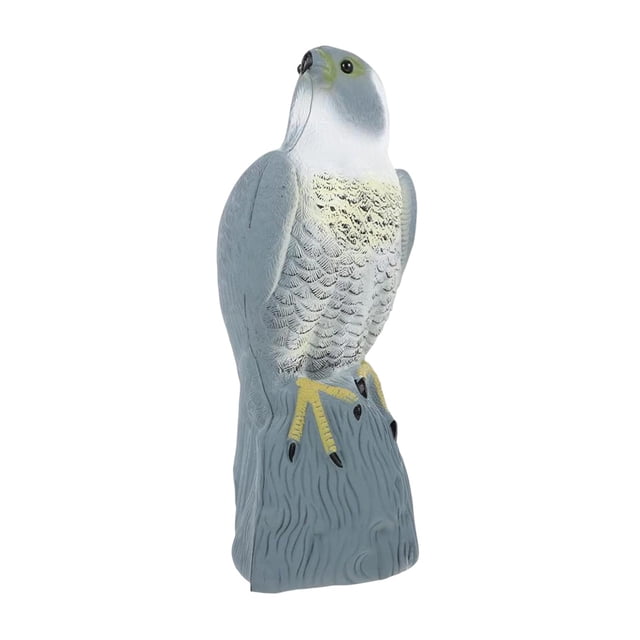 Estatua de Águila Jardín Simulada Decorativa Realista para Disuadir Aves Esculturas de Patio Material PE Adecuada para Protección de Huertos Césped Año 1201
