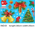 thumbnail image 1 of Feliz navidad santa elk película de navidad para el hogar decoración de navidad año nuevo santa claus elk vidrio pegatina ventana hogar, 1 of 5