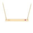 thumbnail image 1 of Pendentif de Bar Gravable avec Pierre de Naissance, 1 of 7