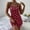 Red, variant on Nightgowns for Women Women's Sleepwear Women'Sheart Print Lettuce Trim Slip Nightdress Sleepwear Nightdress Sleep Dress for Women Pajama Sets for Women 2 Piece White S