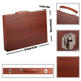 thumbnail image 4 of KINSPORY 150PC Drawing Coloring Art Set with Deluxe Wood Case, Creative Supplies Gift for Artists Beginners Teens Kids Boys Girls (Brown), 4 of 7