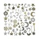 thumbnail image 1 of 74Pcs DIY Jewelry Accessories Alloy Delicate Star Moon Shaped Pendants DIY Jewelry Making Accessories for Bracelets Necklaces, 1 of 3