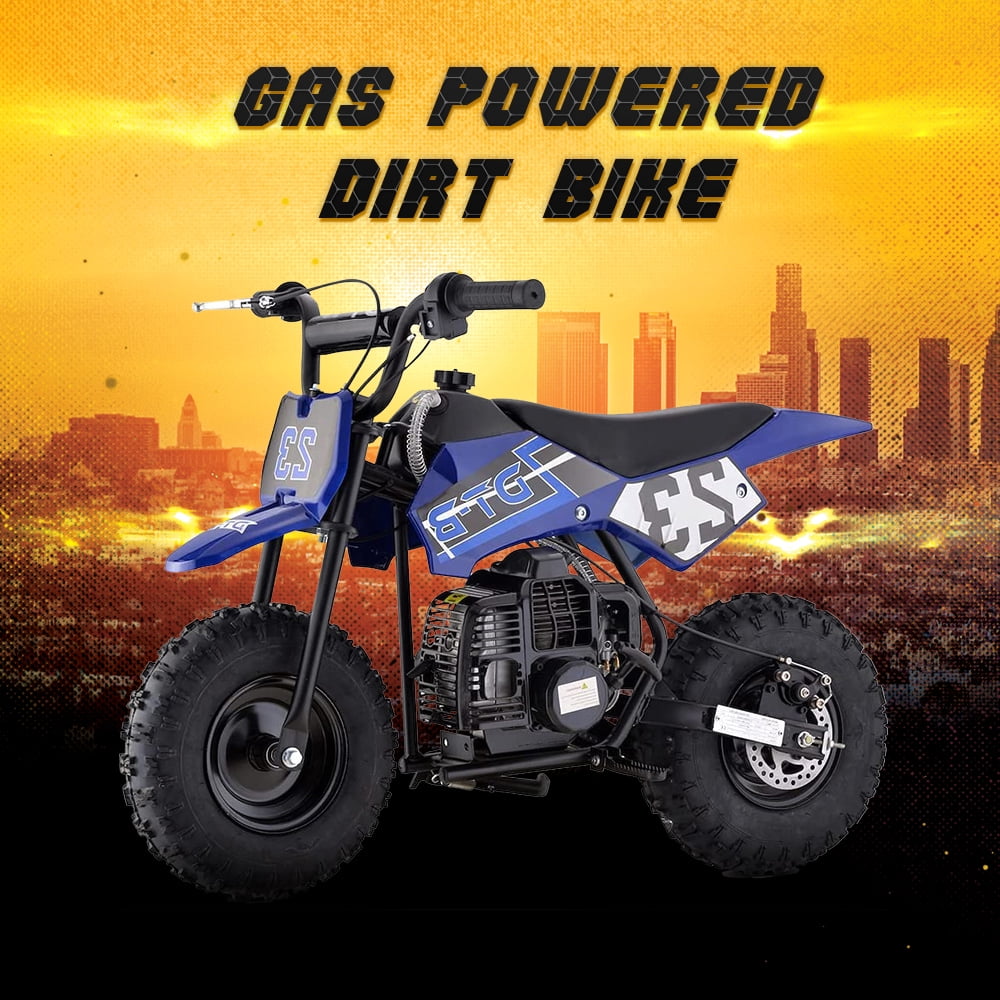 HOVERHEART Mini Kid Dirt Bike 50 CC 2 Stroke Gasoline Automatic Off Road Tire EPA Approved Model DB02 Walmart