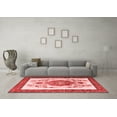 thumbnail image 3 of Ahgly Company Indoor Square Persian Red Traditional Area Rugs, 4' Square, 3 of 4