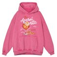 thumbnail image 5 of Sudadera con capucha retro desgastada para hombre, con estampado de limón helado, vino, bebida, estilo hip hop, informal, 100 % algodón, sudadera de gran tamaño a la moda, 5 of 5