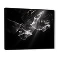 thumbnail image 2 of Designart "Abstract Manta Ray Choreography" Coastal Coral Under Water Floater Framed Wall Art Prints, 2 of 5