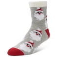 thumbnail image 2 of Airplus 2024 Double Layer Crew Sock Men's 8-12.5, Tossed Santas, 2 of 5