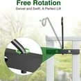 thumbnail image 6 of Rotating Heavy Type Plant Holder Swivels Balconies Railing Hook Wall Basket for Outdoor Plant Bird Feeders, 6 of 8