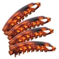 thumbnail image 1 of NUOLUX 4Ud Clips Grandes Para Peinado En Color Café Con De Y Protectores Para, 1 of 6