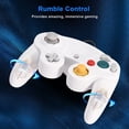 thumbnail image 3 of LUXMO 2Pack Gamecube Controller, Wired Gaming Gamepad Controller for GameCube Video Game Console 1.8m/5.9ft, 3 of 7