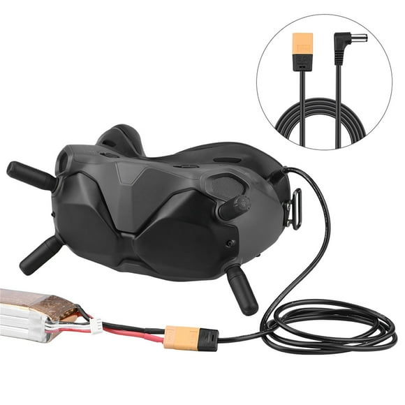 Waiimak Xt60 Plug Power Supply Cable For Dji Fpv Goggles V2