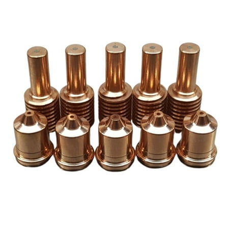

10Pcs X Plasma Cutter 51206 Tips + 52574 Electrodes Razorweld X45