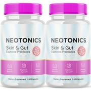(2 Pack) Neotonics - Dietary Supplement for Digestion and Healthy Gut - Pills for Immune System, Digestive Function, Healthy Stomach, Reduces Bloat - 120 Capsules