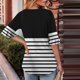thumbnail image 4 of mfyjkho Tops Para Mujer, Blusas De Verano Con Cuello Redondo Y Manga Corta Estampadas Para Mujer Tops Y Blusas Para Mujer S, 4 of 6